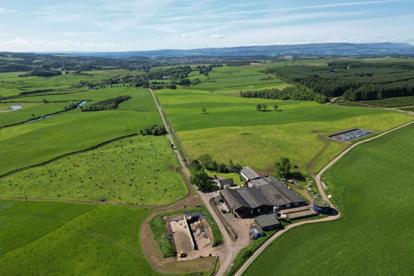 Mixed 280-acre farm in central Scotland launches to market