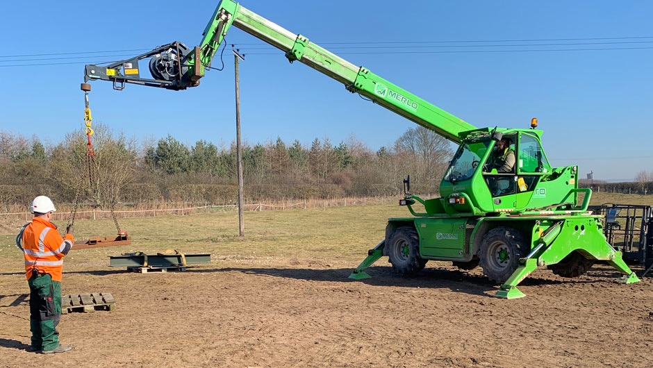 Telescopic Handler Suspended Loads Esd Plant Training Farming Uk