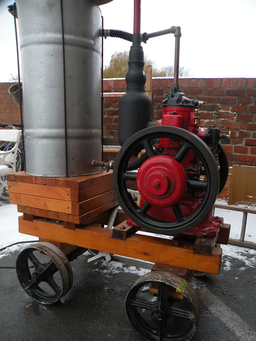 One of the stationary engines being sold by Halls on Thursday.