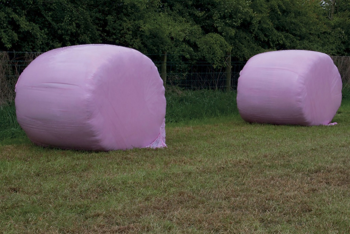 Pink bale campaign has raised more than £18,500 for breast cancer research