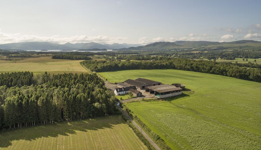 A productive farm near Loch Lomond and the Trossachs National Park is now up for sale