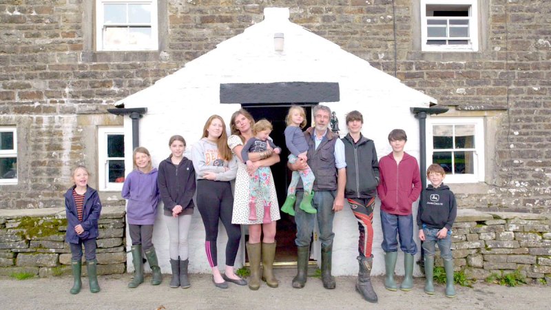 The programme follows the Owens' on their 2,000-acre farm in North Yorkshire (Photo: Renegade Pictures)