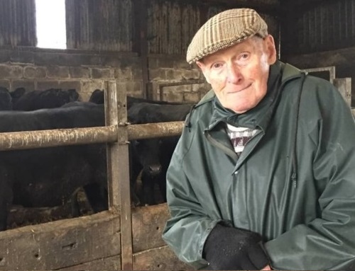 The farmer has raised thousands after walking 91 laps around his farm bungalow (Photo: Evans family photo/JustGiving)