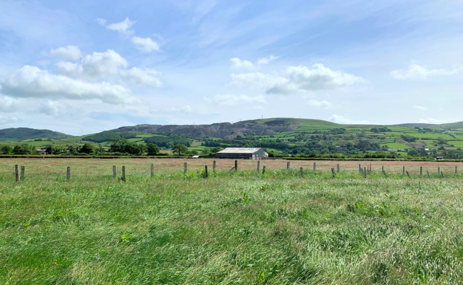 Mountain View Farm has 57 acres of grassland with full planning permission to build a four-bed house