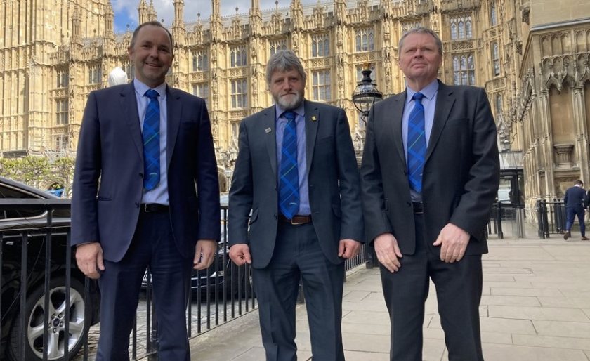 The food security crisis dominated an intensive two-day Westminster lobby visit by NFU Scotland's top team