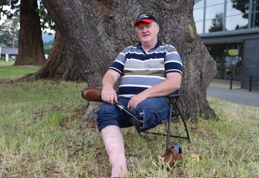 County Galway Peter Gohery lost his leg in an on-farm accident involving an unguarded tractor PTO shaft