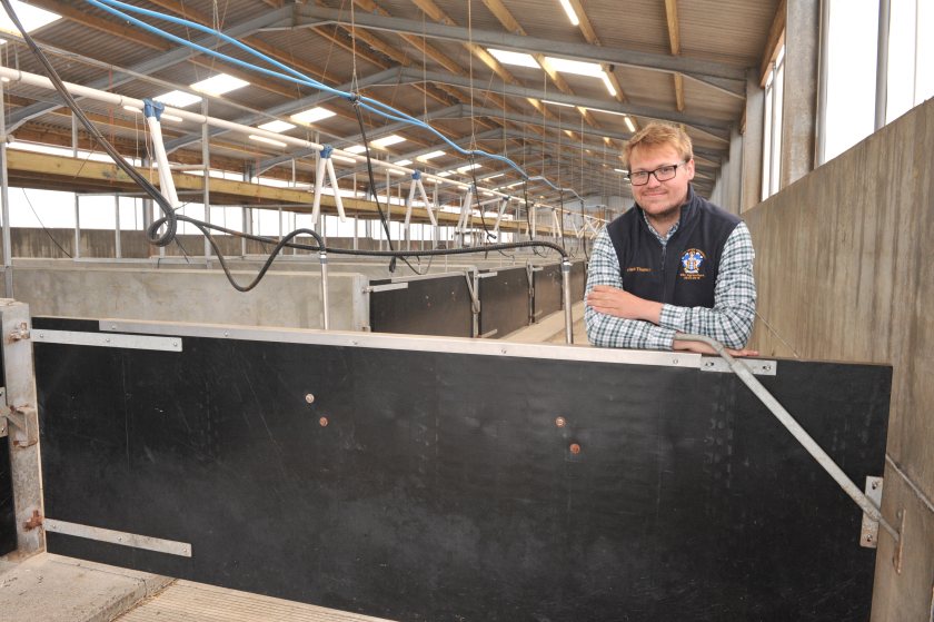 Thanks to the advice, Aled Jones has created the biggest commercial pig finishing business in Pembrokeshire (Photo: Menter Moch Cymru)