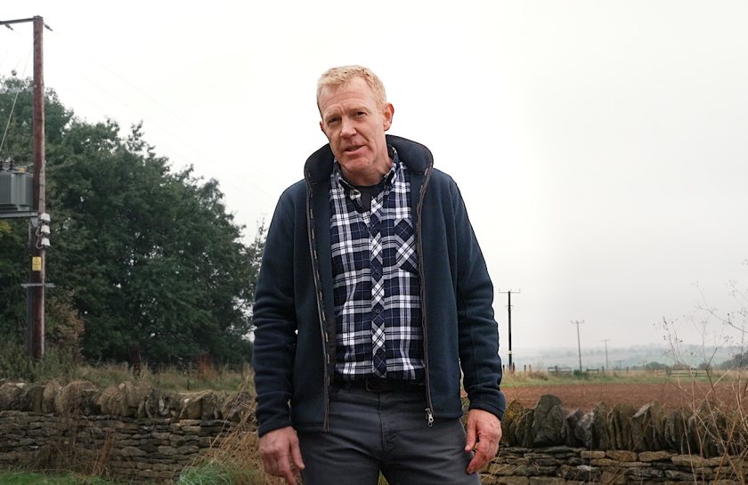 Adam Henson has shared advice and tips to address on-farm electrical safety issues (Photo: SP Energy Networks)