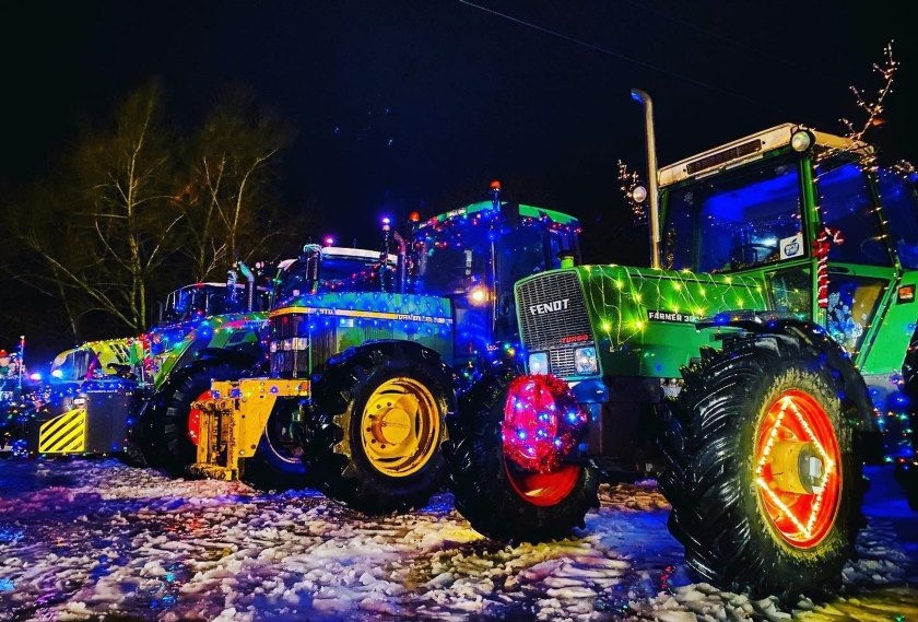 The run, which consisted of 30 tractors, took place around the villages of Goudhurst, Cranbrook, Staplehurst and Marden