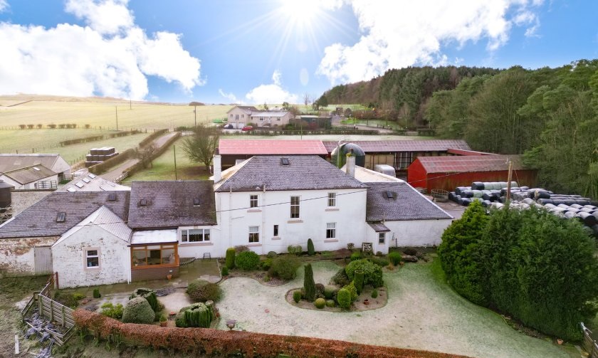 Located in South Ayrshire is Coldcothill Farm at Lochlea, a compact former dairy farm