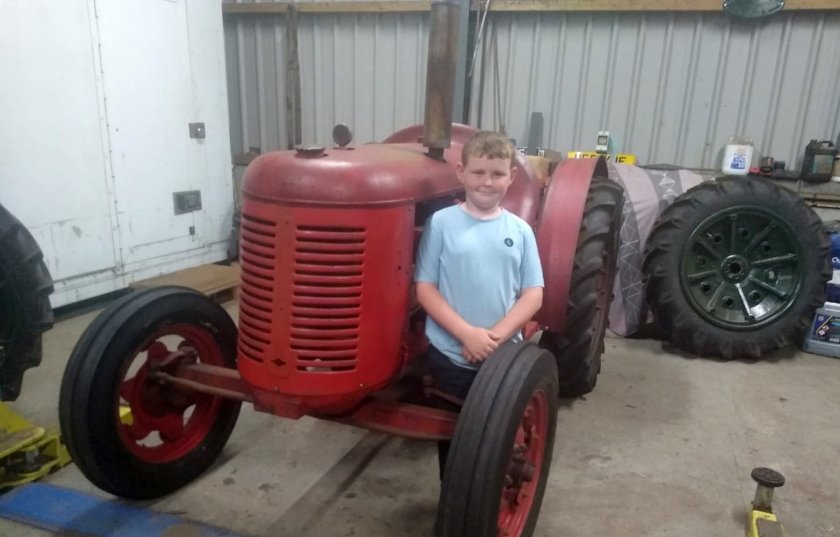 Buddy Antcliff has well and truly been bitten by the vintage tractor bug