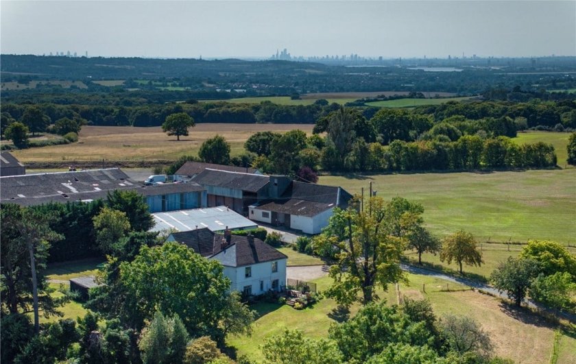 The farm includes arable, pasture, ancient woodland and a 22-acre Christmas tree plantation (Photo: Bidwells)