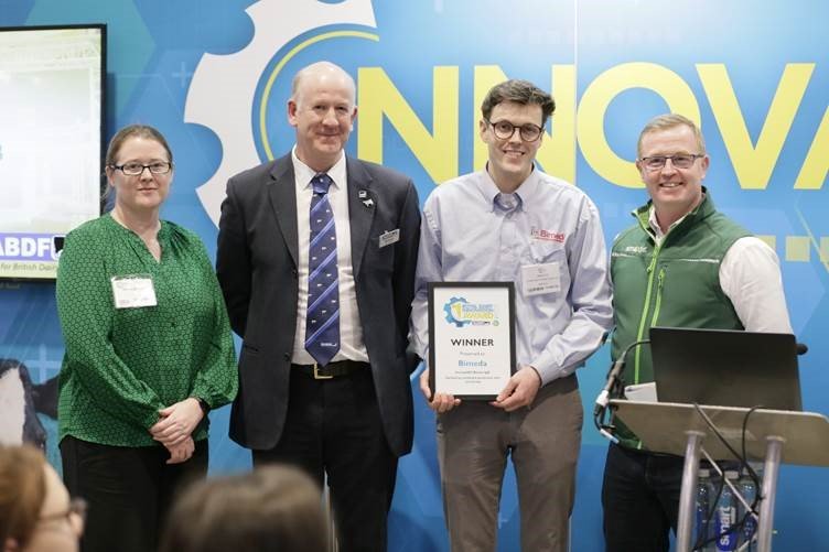 Bimeda's ImmnuIGY Bovine IgG blood test won a major innovation award at the recent Dairy-Tech event