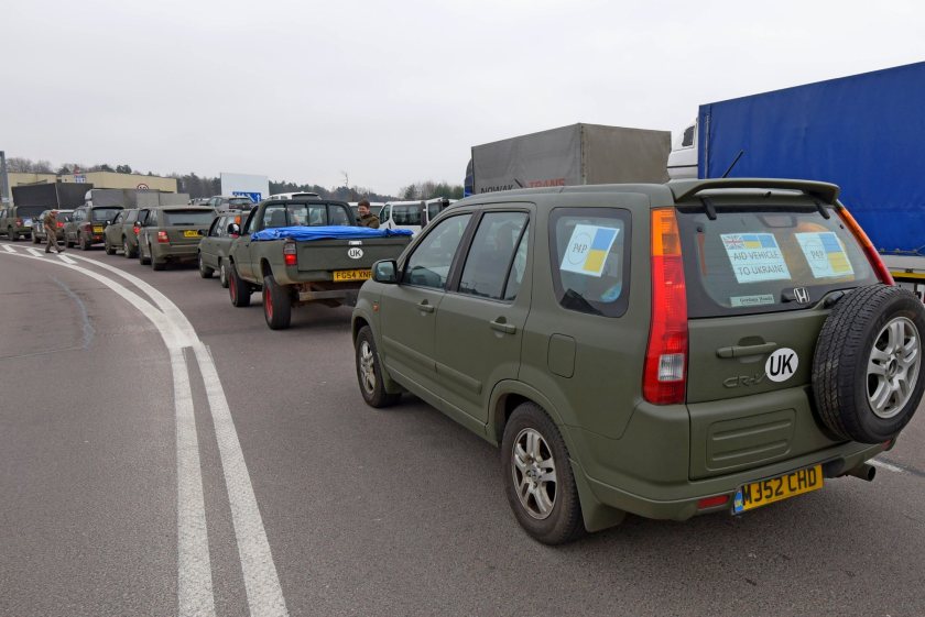 The charity is still fundraising and looking for more 4x4 vehicles to deliver to Ukraine
