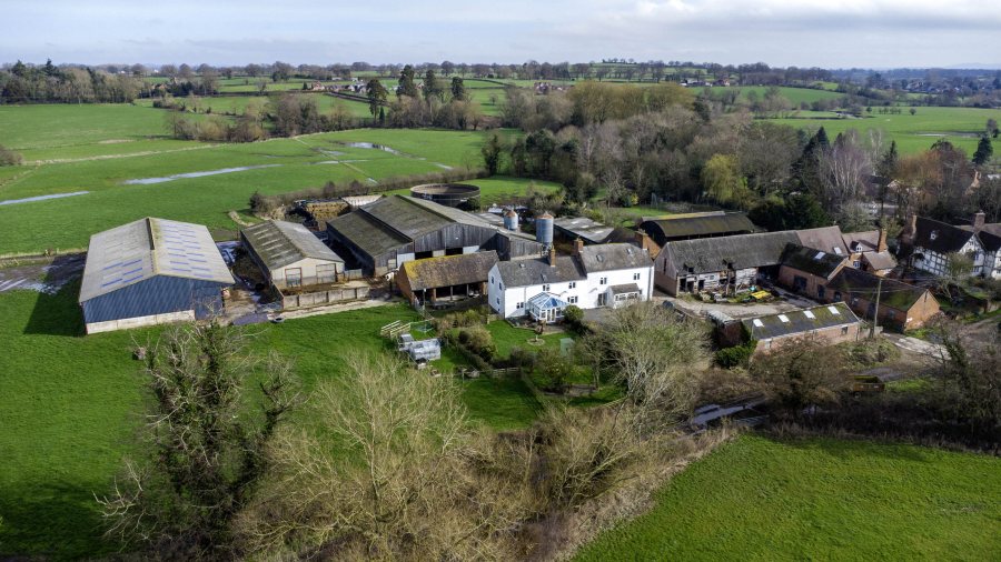 Hall Farm, which has a guide price of over £3m, includes 194 acres of pastureland (Photo: Halls)