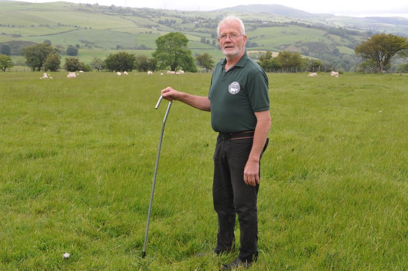 In five years, the average weight of lamb produced per ewe in Elfyn Owen’s flock has increased by 9.3kg, to 47.6kg
