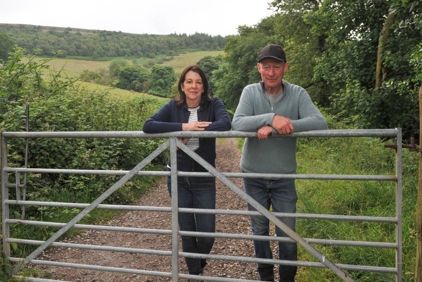 A Denbighshire farm is undertaking an ambitious woodland restoration and planting scheme