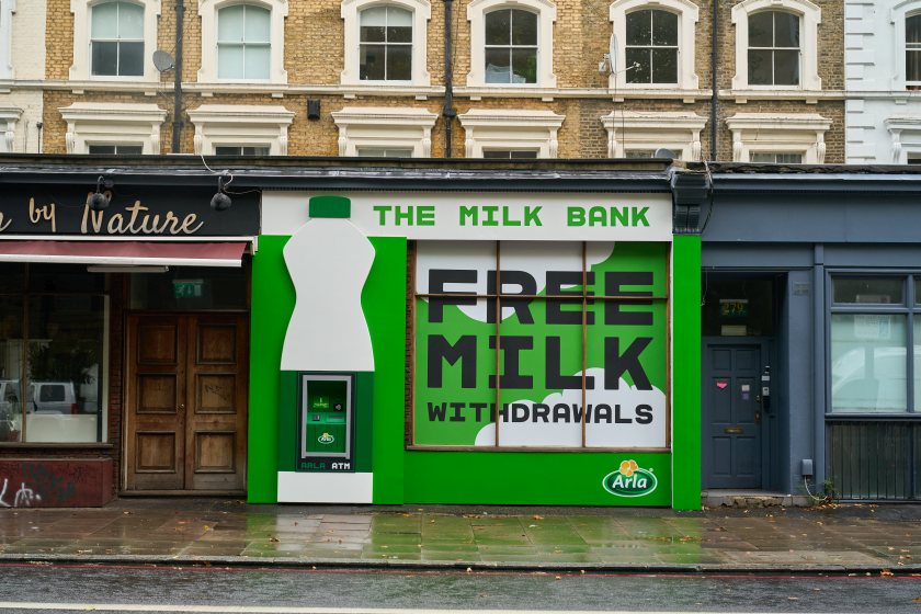 Around 450,000 people who rely on food charities do not have access to fresh dairy