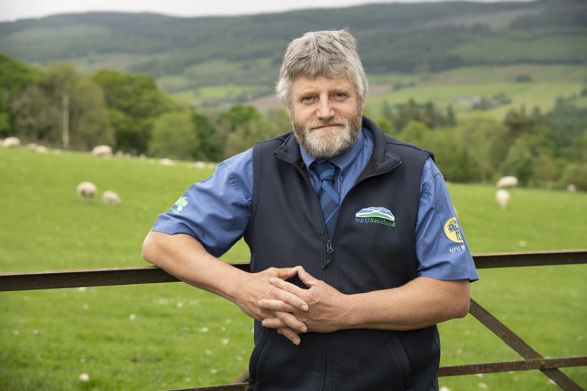 Farmers must receive recognition for their green credentials, NFU Scotland's president has said