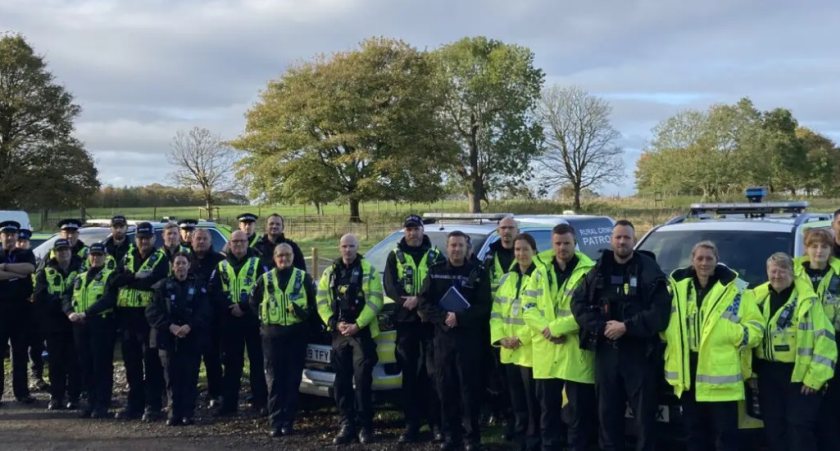 Crime prevention advice was provided to farming communities across the south west of England