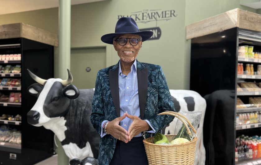 The Black Farmer’s first farm shop, opened in 2023, is in the diverse area of Brixton, South London