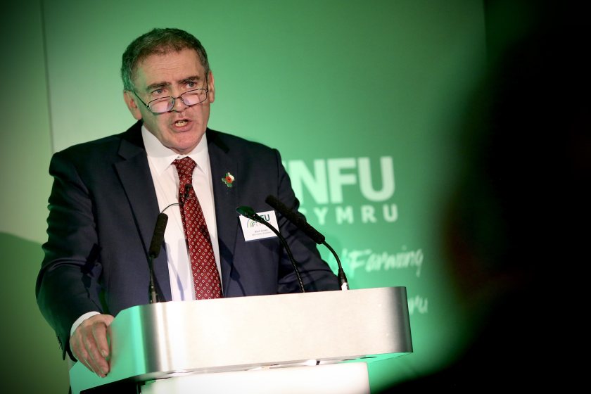 NFU Cymru President Aled Jones said the tax was a 'threat' to Wales's 'family farm structure'