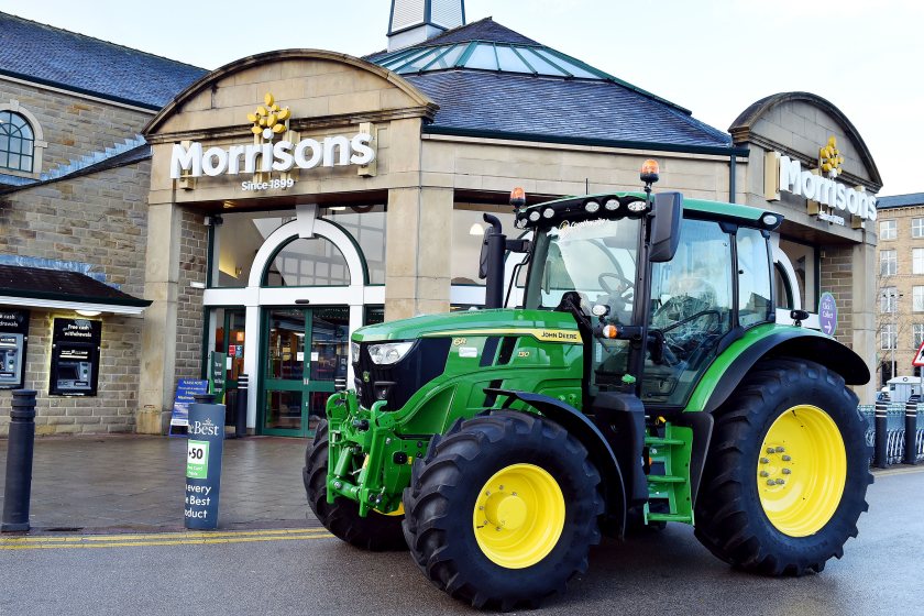 Farmers will qualify for a quarter off all food and drink in Morrisons cafes as part of 'Tractor Tuesdays'