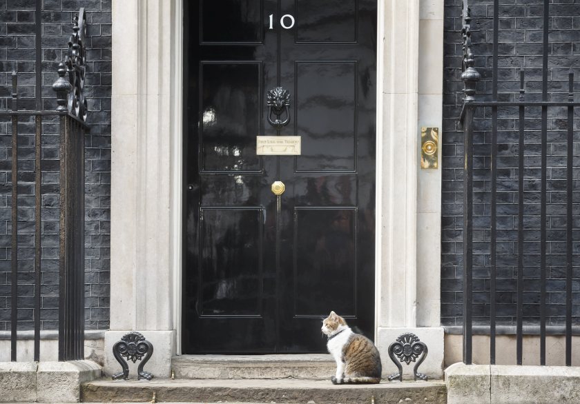 The children's letters were handed directly to Number 10 earlier today