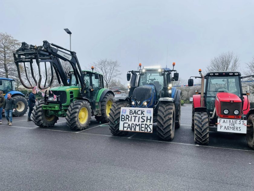 Farmers have protested across the UK following the controversial autumn budget (Photo: Fairness for Farmers)