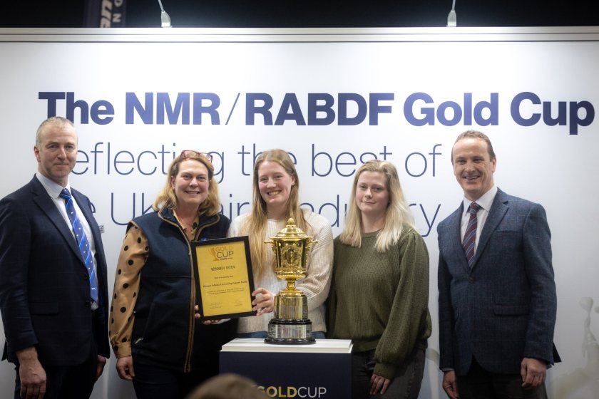 (L-R) Robert Craig, Kate Robinson, Alice Sault, Becky Yarnold and Mark Frankcom (Photo: RABDF/NMR)