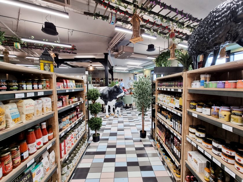 The new farm shop will sell high-quality British produce