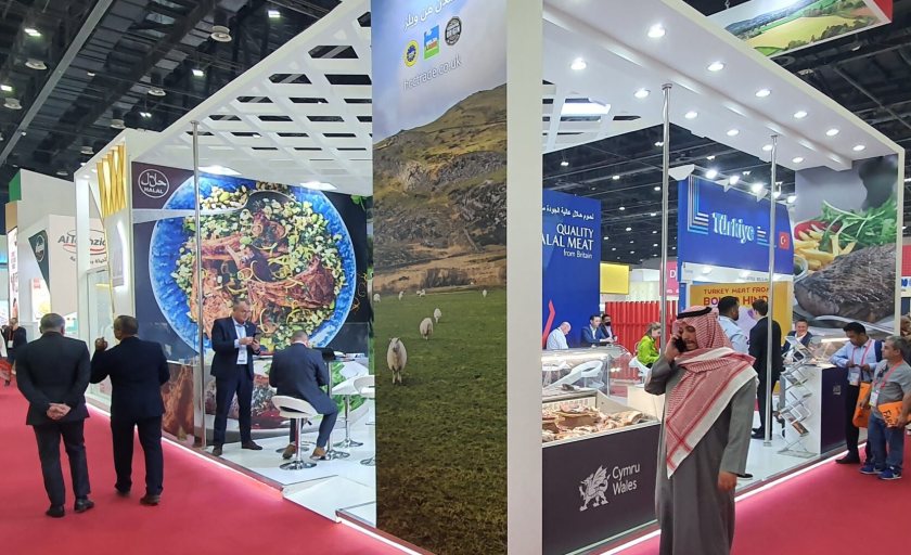 The Middle East is considered an important destination for Welsh Lamb (Photo: HCC at Gulfood)