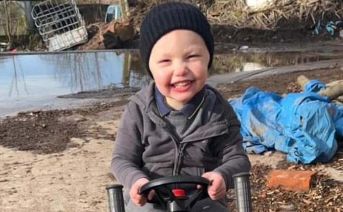 Albie Speakman, 3, died in July 2022 after being struck by a telehandler driven by his father