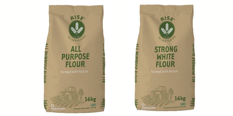 RISE's regenerative flours are sourced from farms that prioritise environmental stewardship